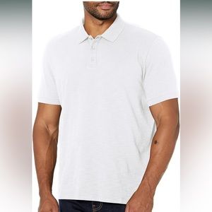 Vince mens classic slub polo